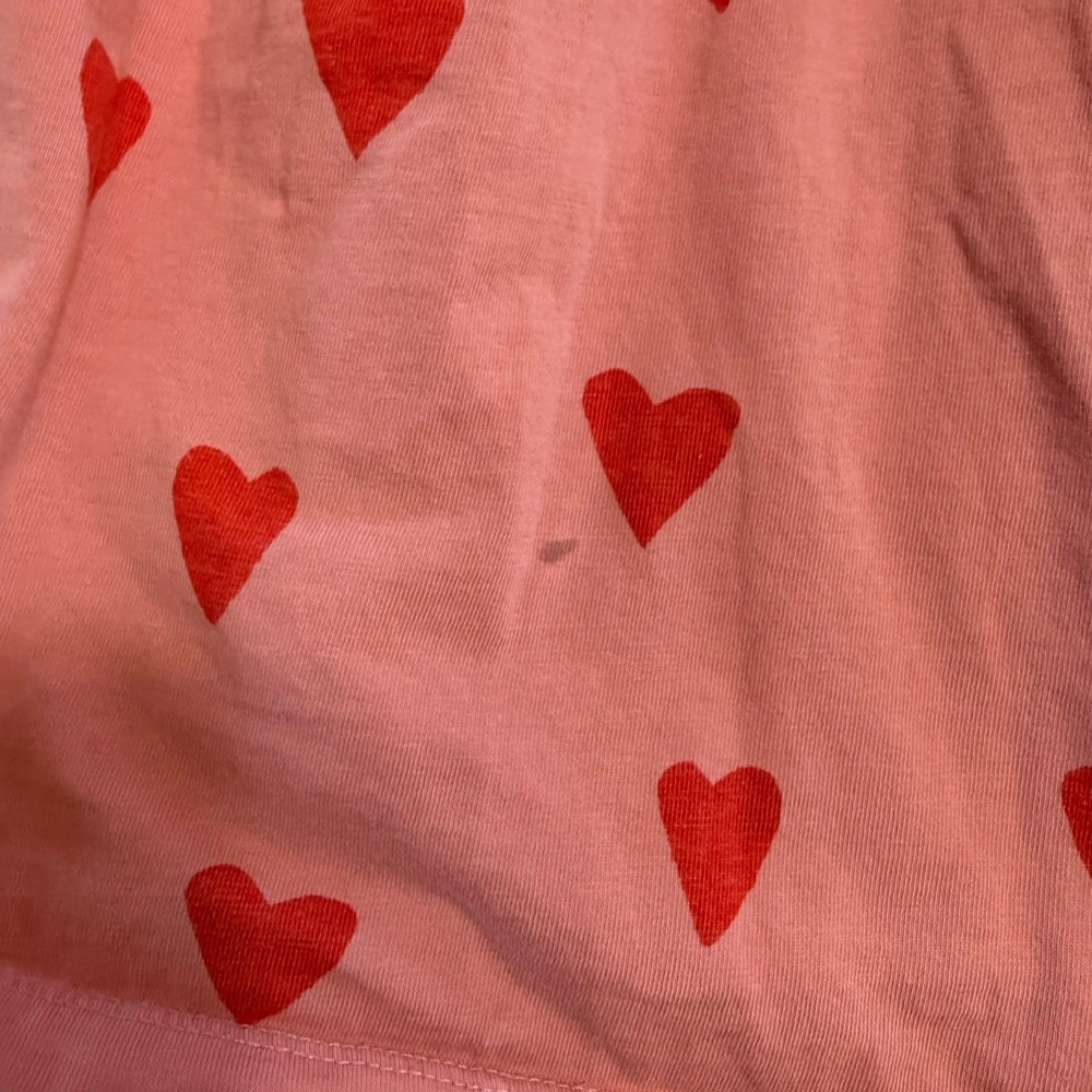 Tea collection girls striped pink heart dress size 10 - Picture 9 of 9